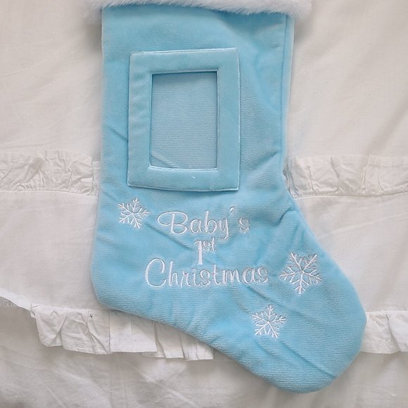 Baby's 1st Christmas Stocking - Picture 2 of 2